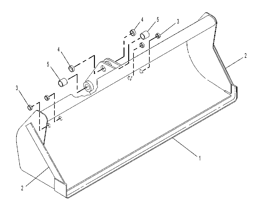 BUCKET AS-LOADER 9R0088 CAT