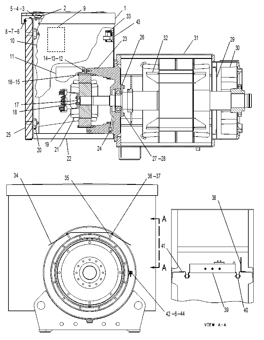 Генератор 7W4367 CAT