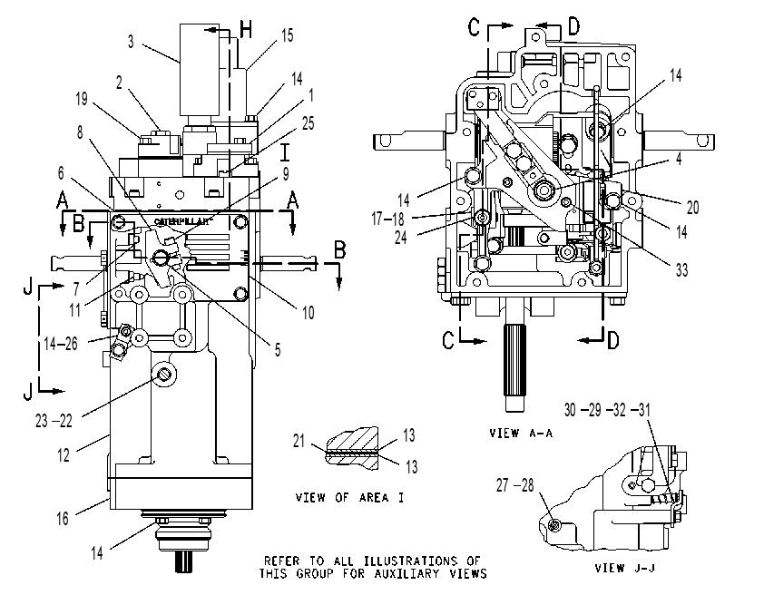 Регулятор оборотов 6I0661 CAT