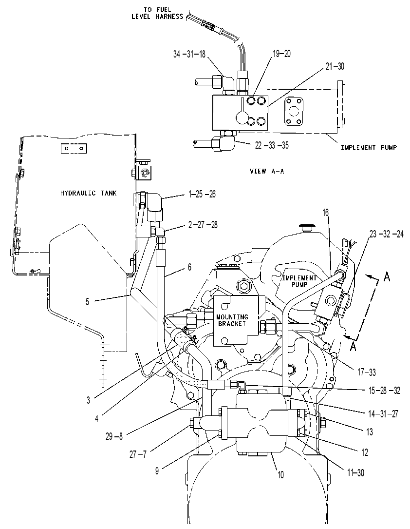 PUMP & LINES GP 1031586 CAT