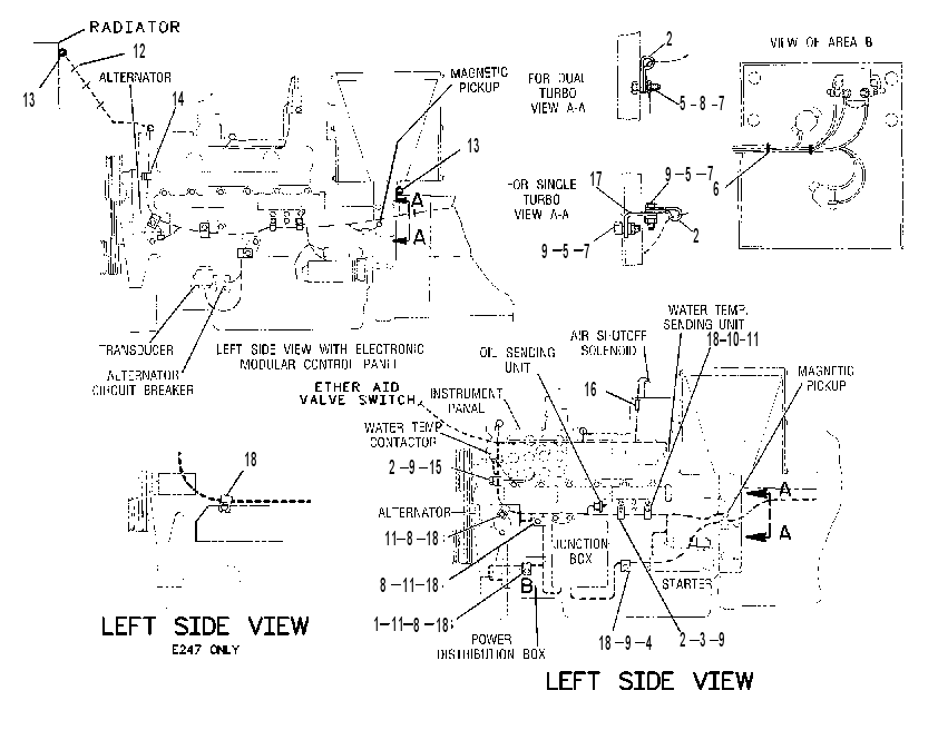 Крепёж жгута проводов 7C6393 CAT