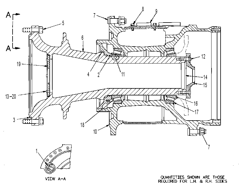 WHEEL GP-REAR 8X9972 CAT