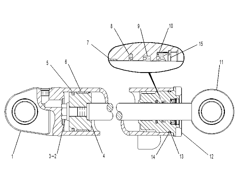 CYLINDER GP-WHEEL LEAN 9T2520 CAT