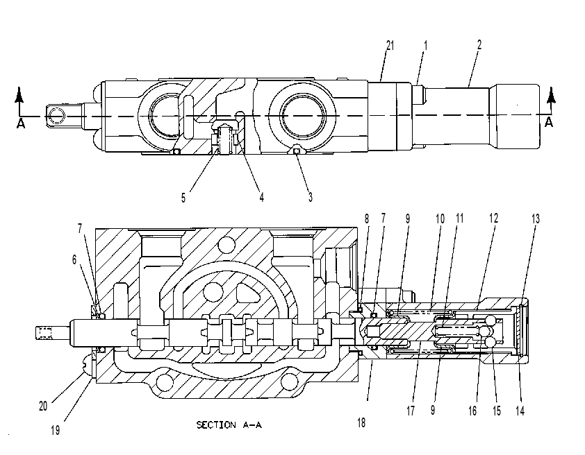 Клапан управляющий 9T7651 CAT