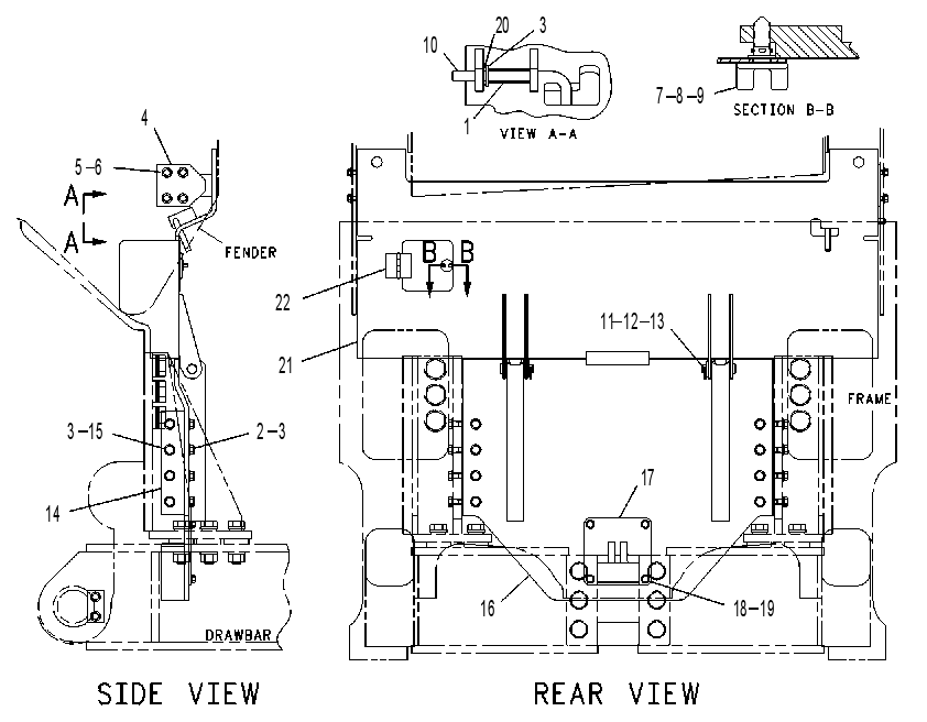 Защита трансмиссии 9W5029 CAT