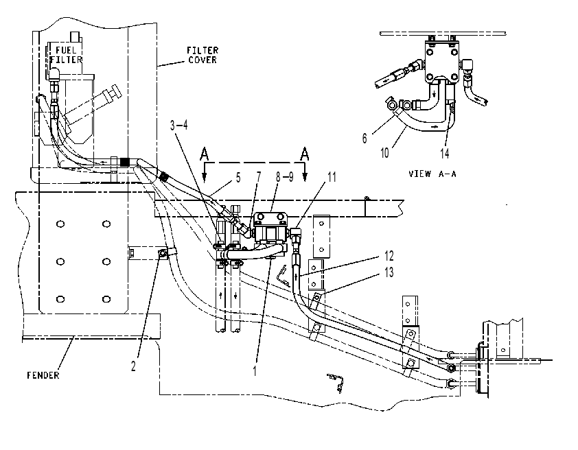 HEATER GP-FUEL 6I9227 CAT