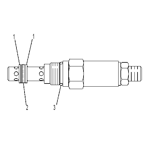Клапан предохранительный 9T7418 CAT