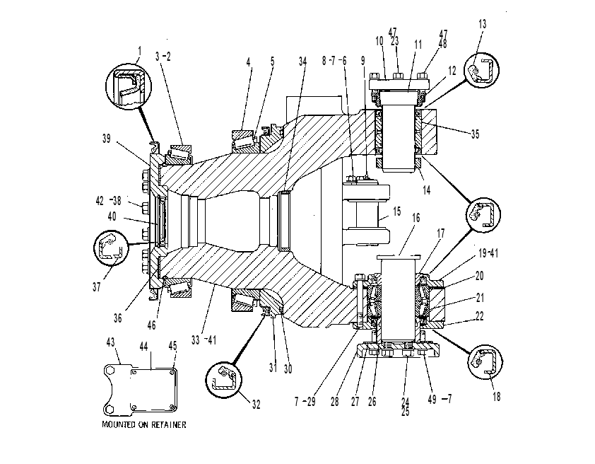 HITCH GP-OSCILLATING 2V1392 CAT