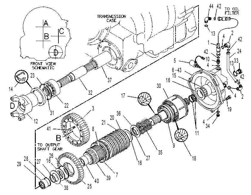 DRIVE GP-TRANSFER 7T9410 CAT