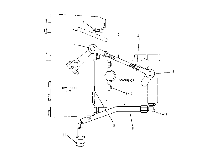 FASTENER GP-WOODWARD GOVERNOR 4N9890 CAT