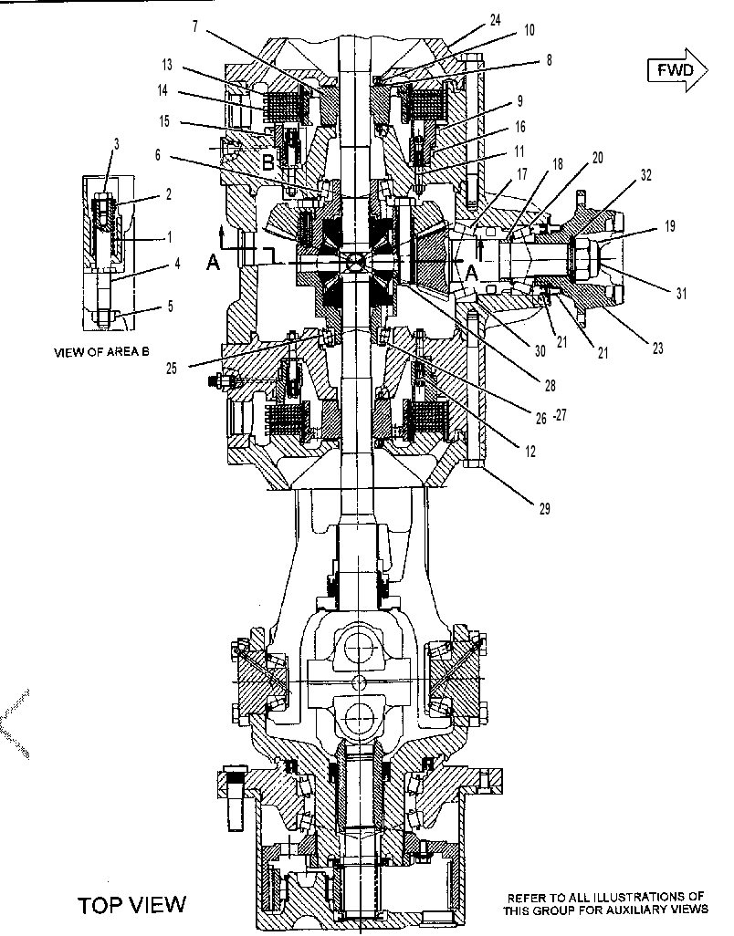 AXLE AS-DRIVE & STEERING 1164606 CAT