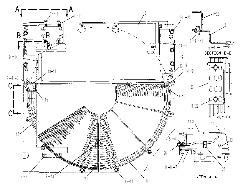 CONDENSER & MOUNTING GP 1073749 CAT