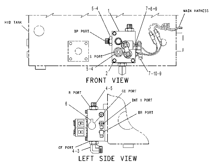 VALVE & MTG GP-BRAKE & SHIFT 1G9630 CAT