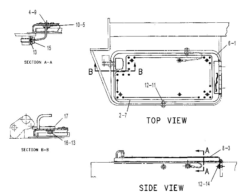 DOOR GP-BATTERY 1054121 CAT