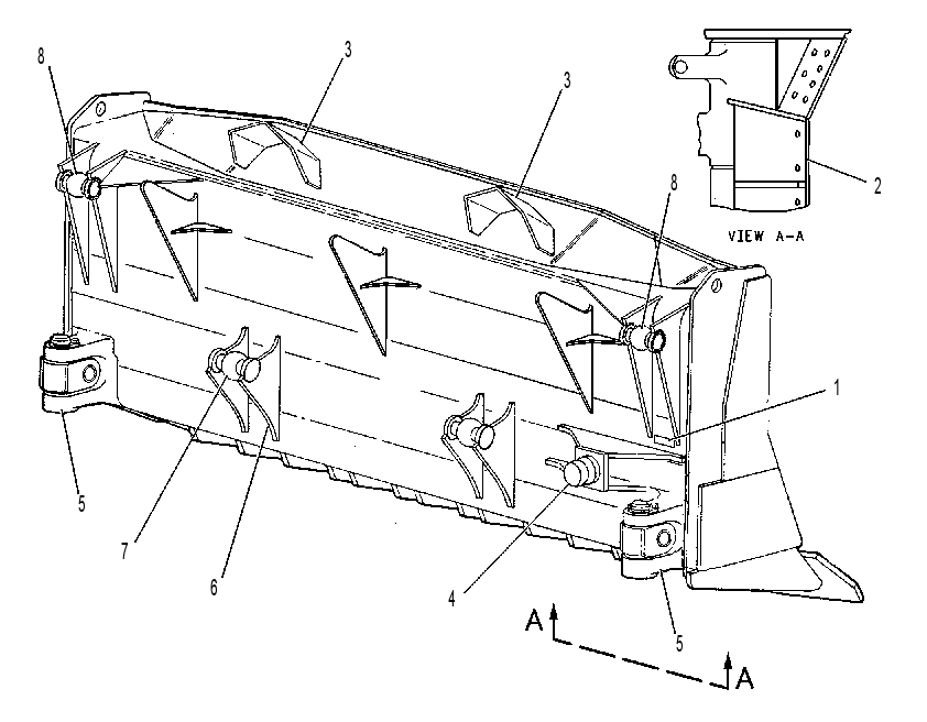 BLADE AS-SEMI-UNIVERSAL 6I8381 CAT