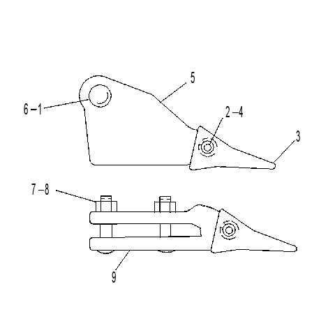 TOOTH GP-LONG 9N4256 CAT