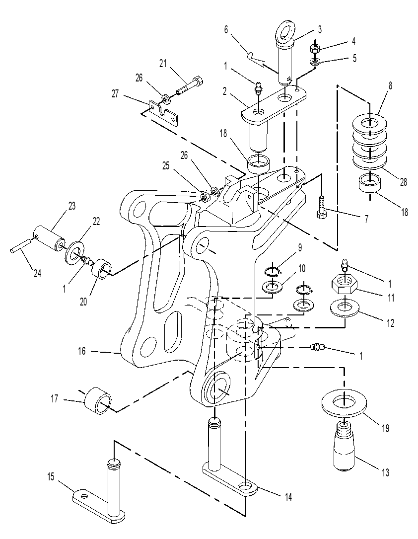 FRAME GP-SWING 9R6151 CAT