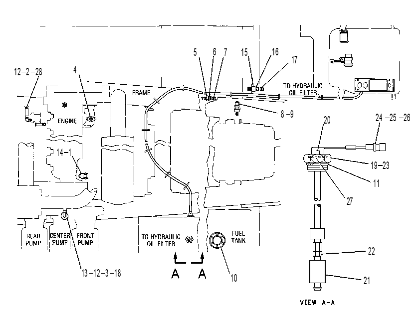 GAUGE & WARNING GP 9U2795 CAT