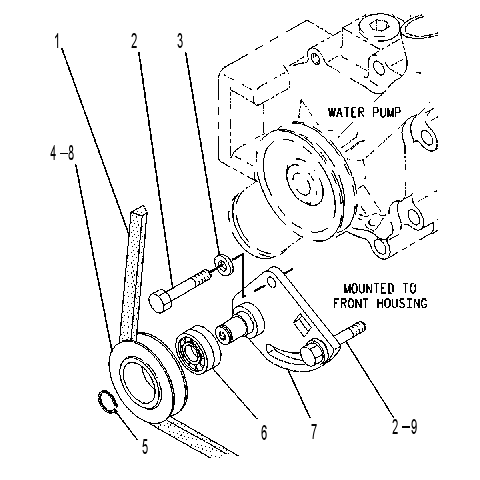 DRIVE GP-WATER PUMP 1179344 CAT