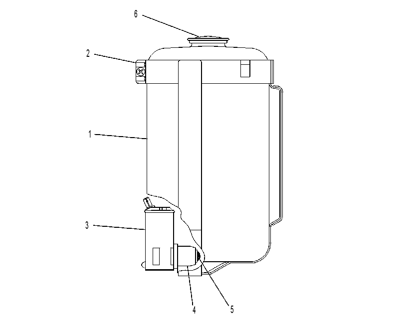 Омыватель лобового стекла 6W9972 CAT