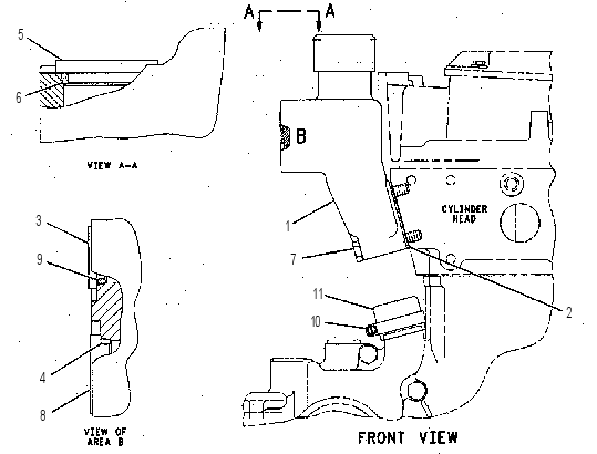 Трубопроводы водяные 7E3584 CAT