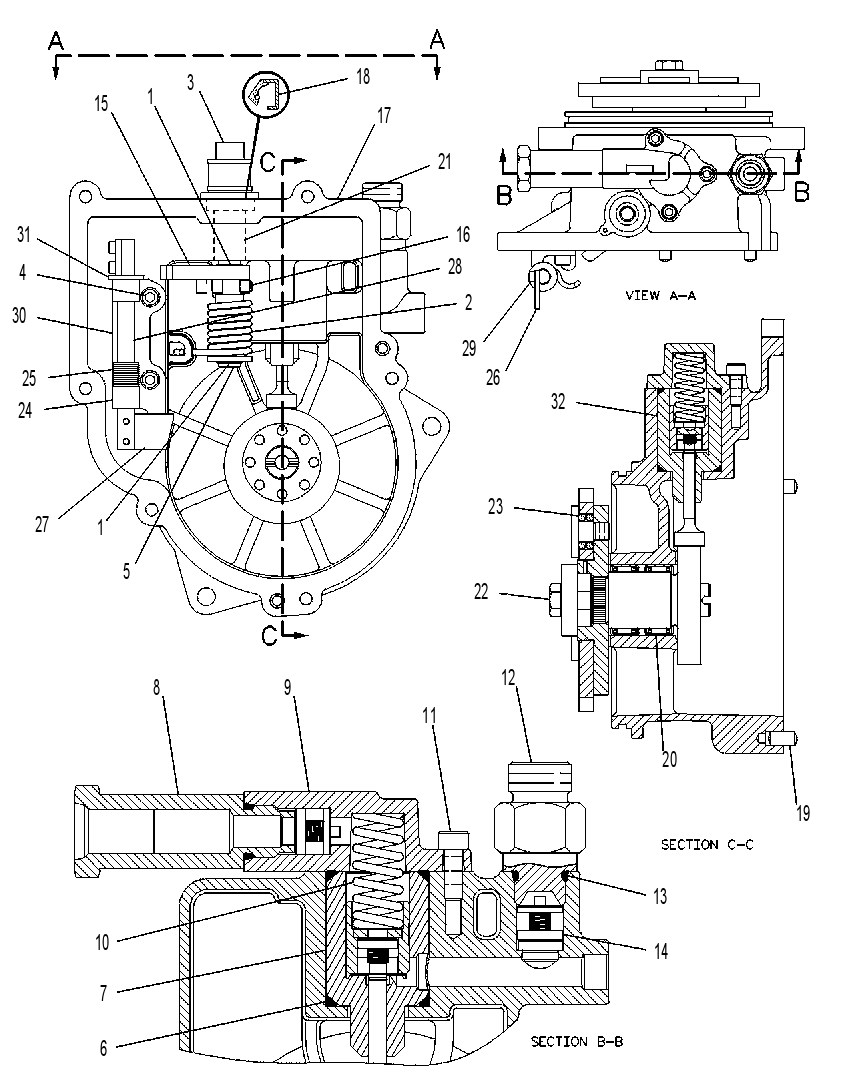 DRIVE GP-GOV & TRANSFER PUMP 4P5614 CAT