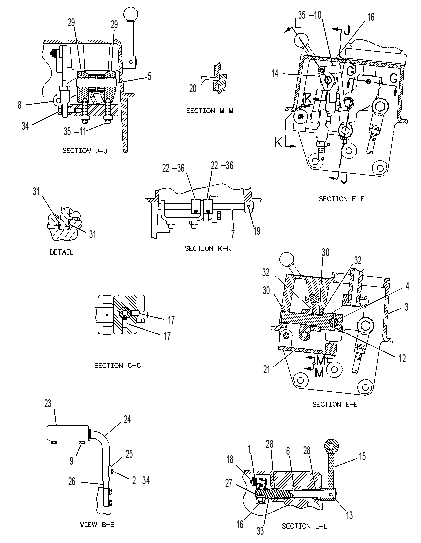 CONTROL GP-MECHANICAL HYD 8Y8500 CAT