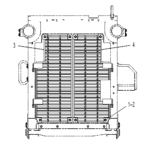 Решётка радиатора 6I8396 CAT