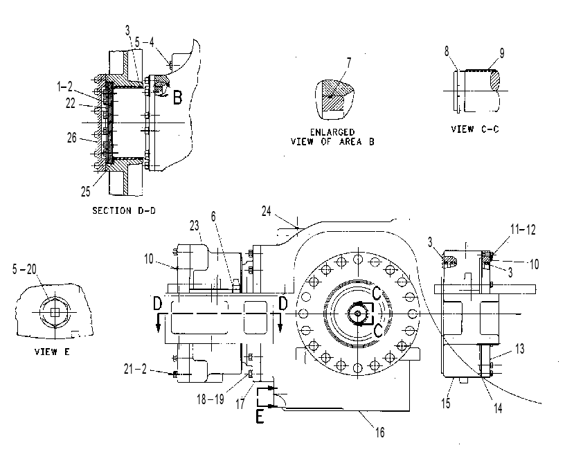 AXLE GP-OSCILLATING 9U4812 CAT