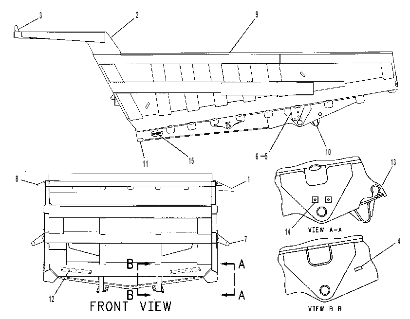 BODY & CANOPY AS 8W7290 CAT