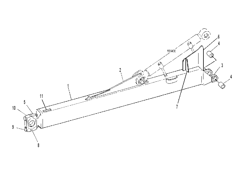 PUSH ARM GP-LH 7T5387 CAT