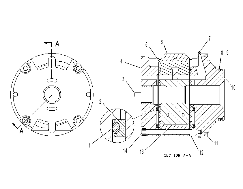 CARTRIDGE GP-VANE PUMP 6E4258 CAT