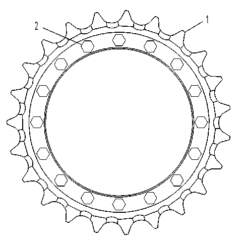 SPROCKET GP-NONSEGMENTED 1074897 CAT