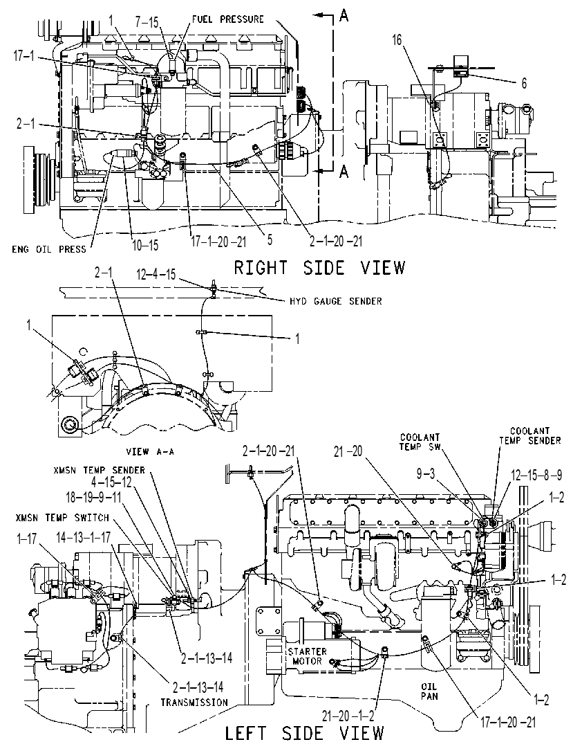 WIRING GP-POWER TRAIN 4E5877 CAT