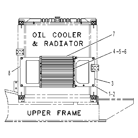 CONDENSER & MOUNTING GP 1140870 CAT