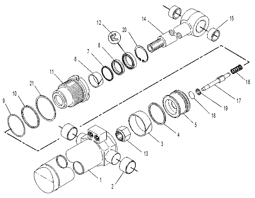 CYLINDER GP-SWING 6E0288 CAT