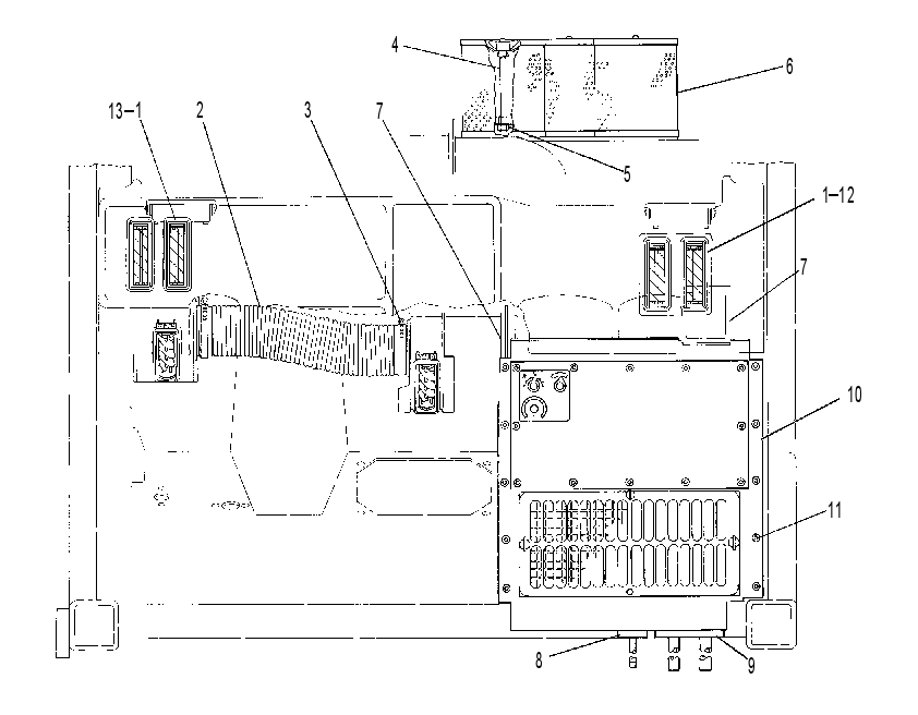 Отопитель кабины 5T0856 CAT