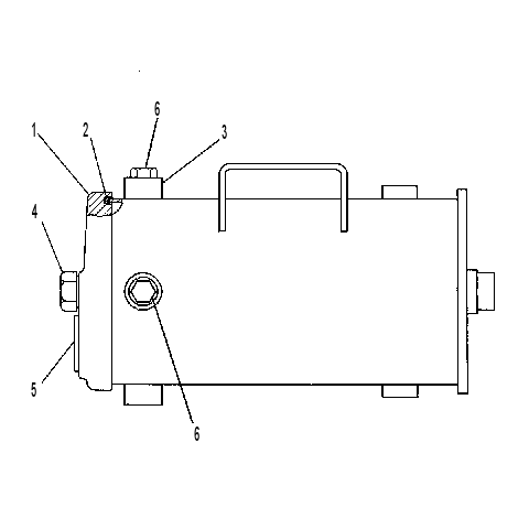 TANK GP-BRAKE 6E1851 CAT