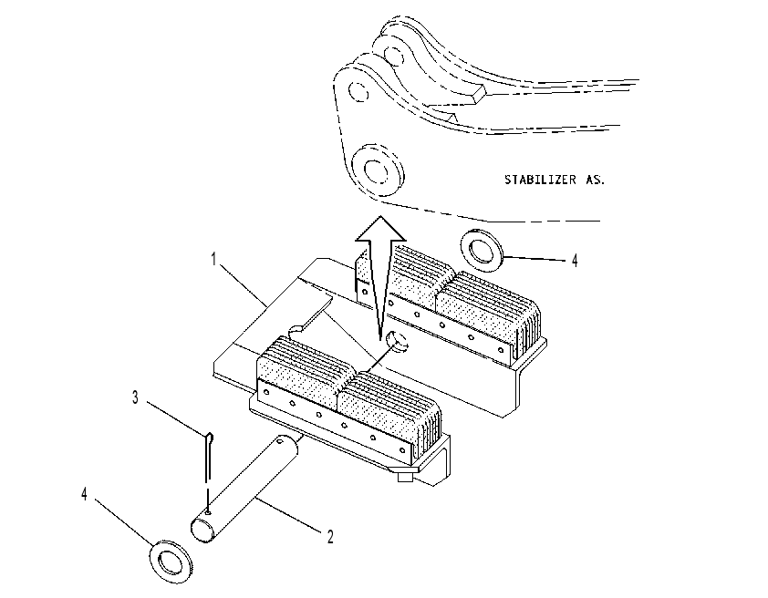 PAD GP-STABILIZER 9R6646 CAT