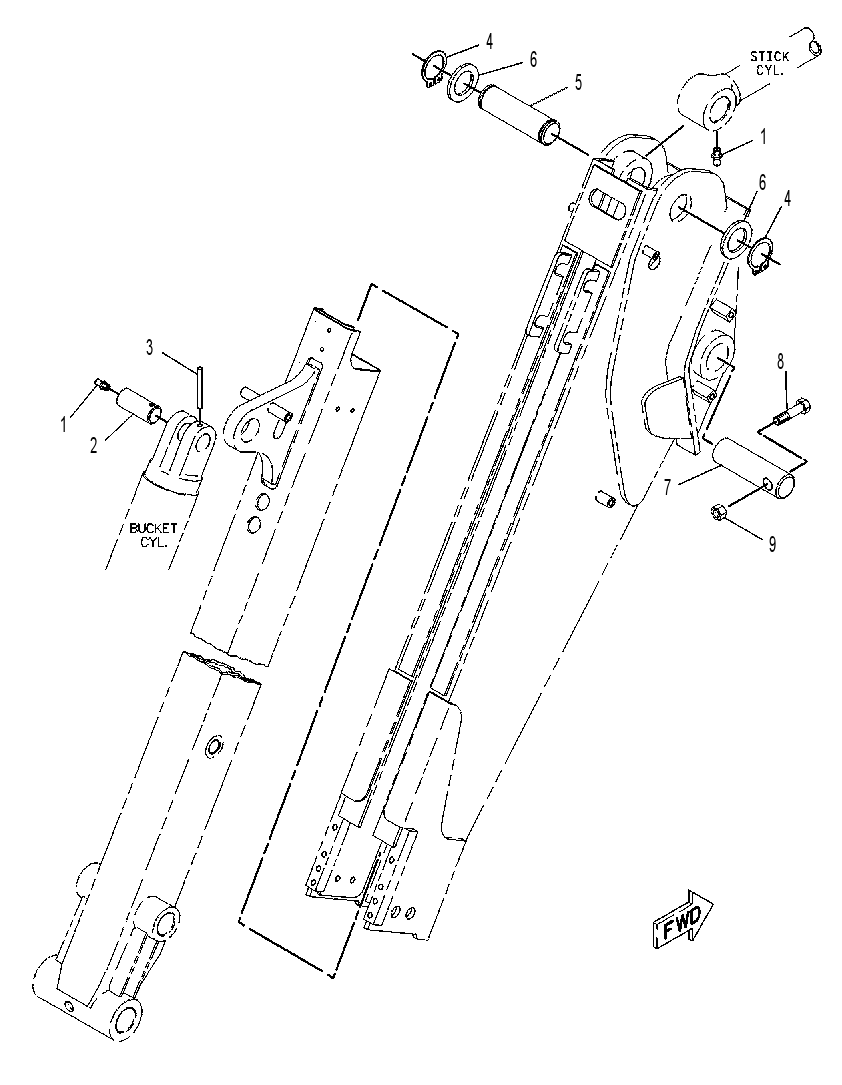 MOUNTING GP-STICK 8Y7233 CAT