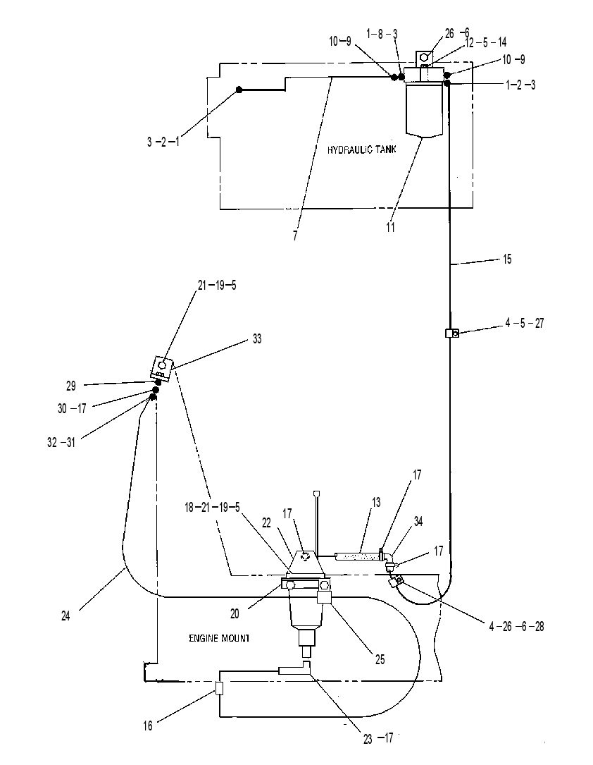 FILLER GP-HYDRAULIC OIL 5E5957 CAT