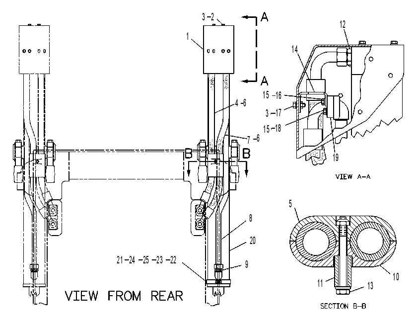 CYLINDER & LINES GP 1013455 CAT