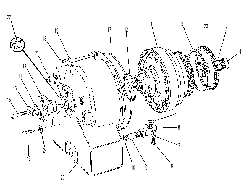Гидротрансформатор 3T4030 CAT