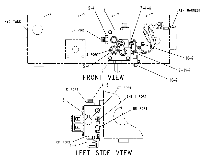 VALVE & MTG GP-BRAKE & SHIFT 1071107 CAT