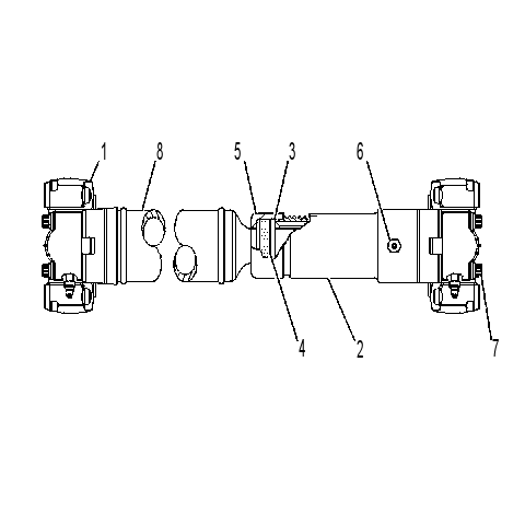 Скользящее соединение 8R2050 CAT
