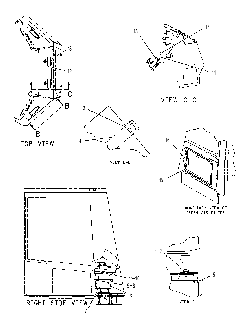 DUCT & CONTROL GP 1160850 CAT