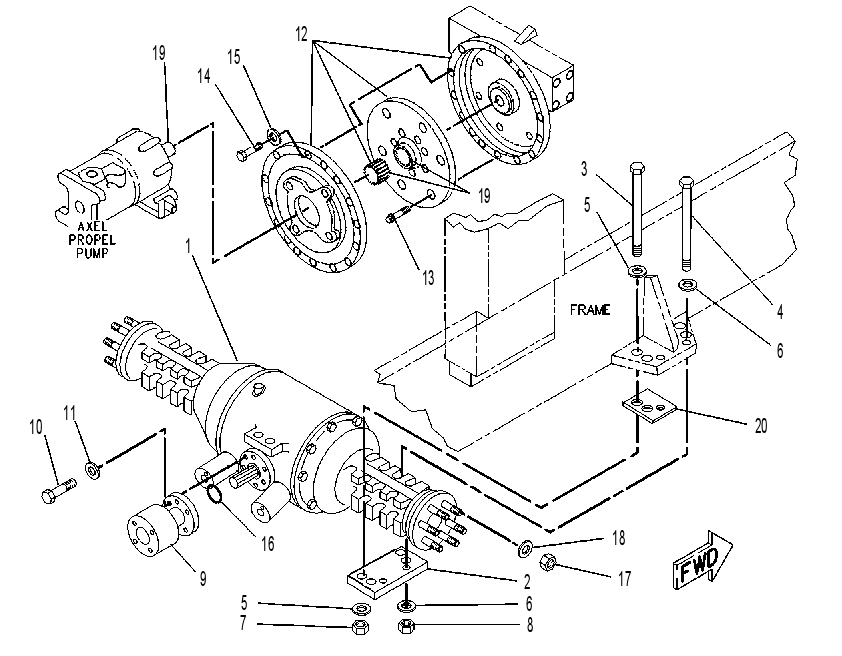 DRIVE GP-WHEEL 1G7494 CAT