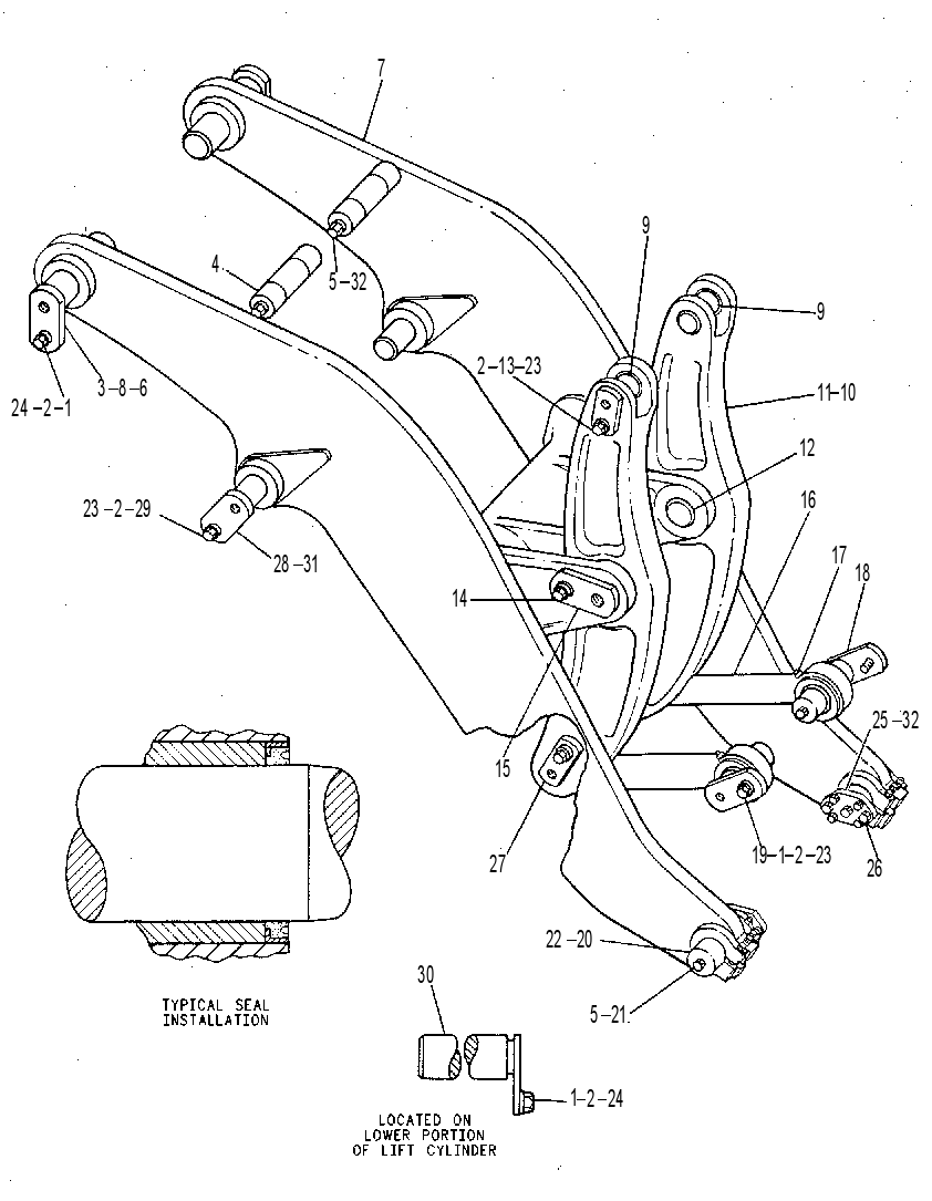 CONTROL GP-FORK 4V3442 CAT