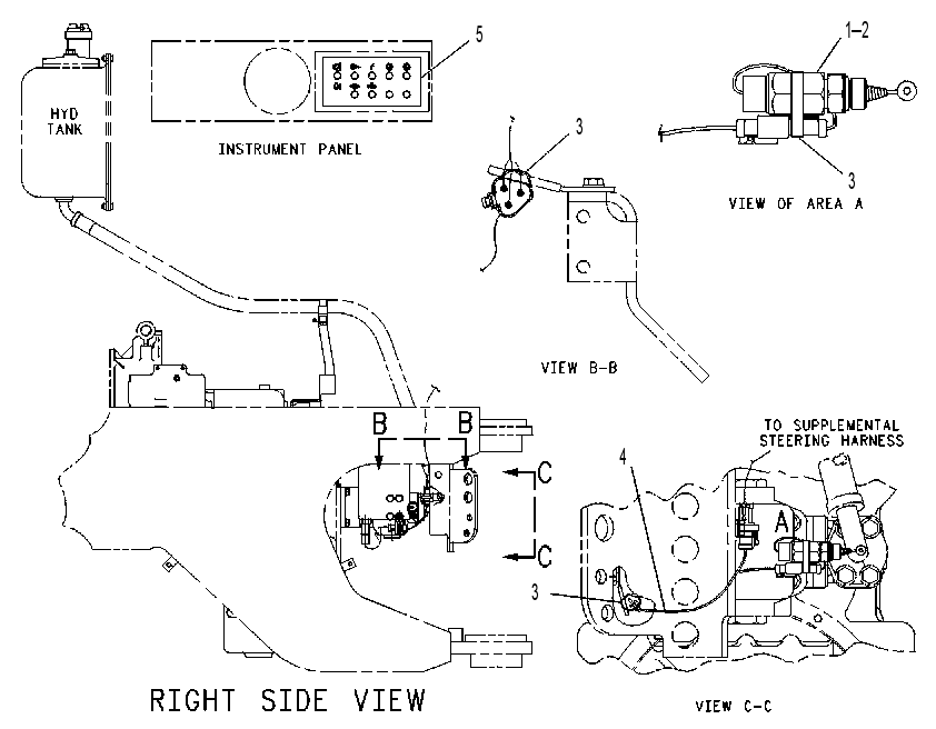 WIRING GP-STEERING 9C4775 CAT