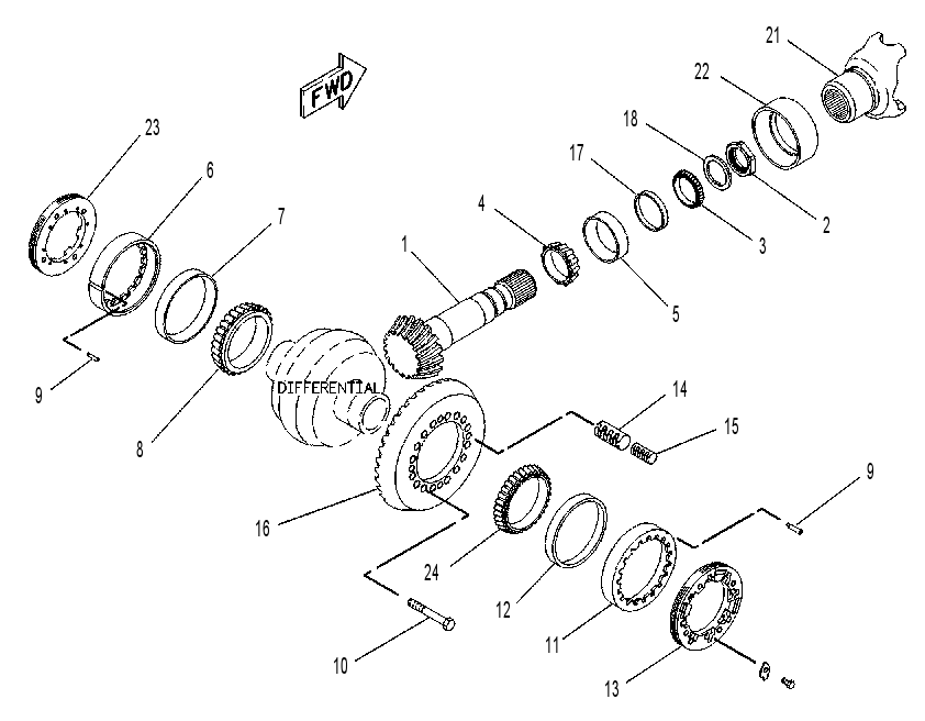 GEAR GP-BEVEL 1186525 CAT